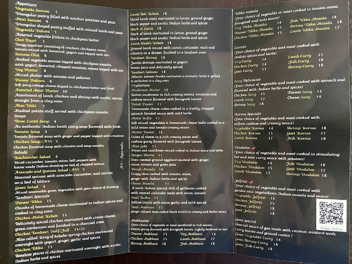 Menu Aago Indian/ Nepalese Restaurant & Bar-3