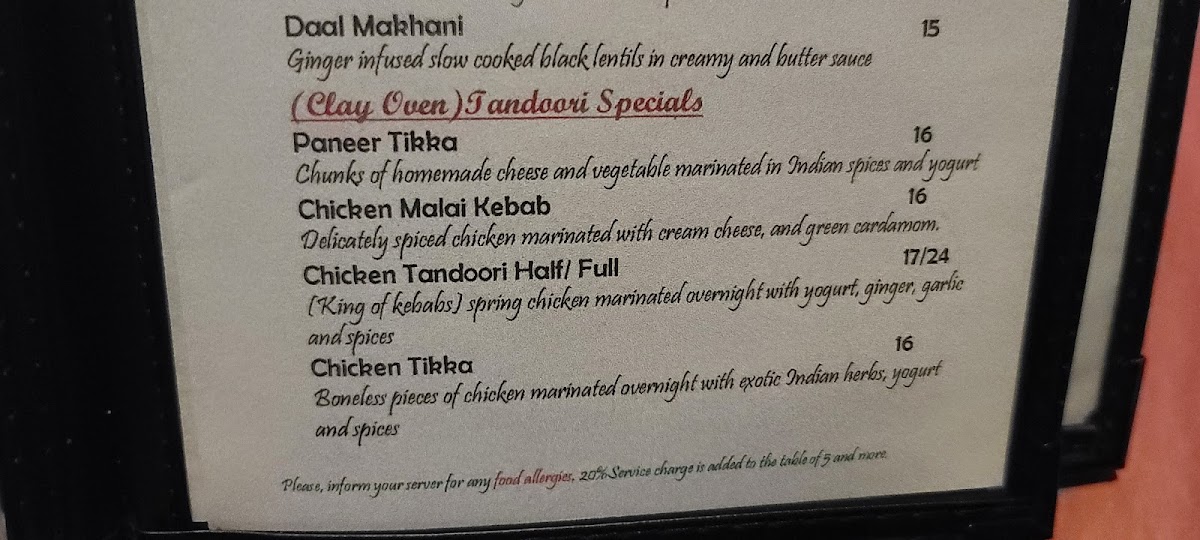 Menu Aago Indian/ Nepalese Restaurant & Bar-8